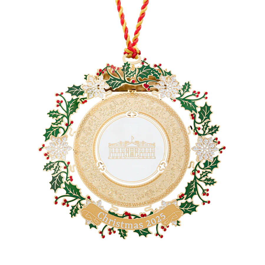 Official 2025 White House Christmas Ornament