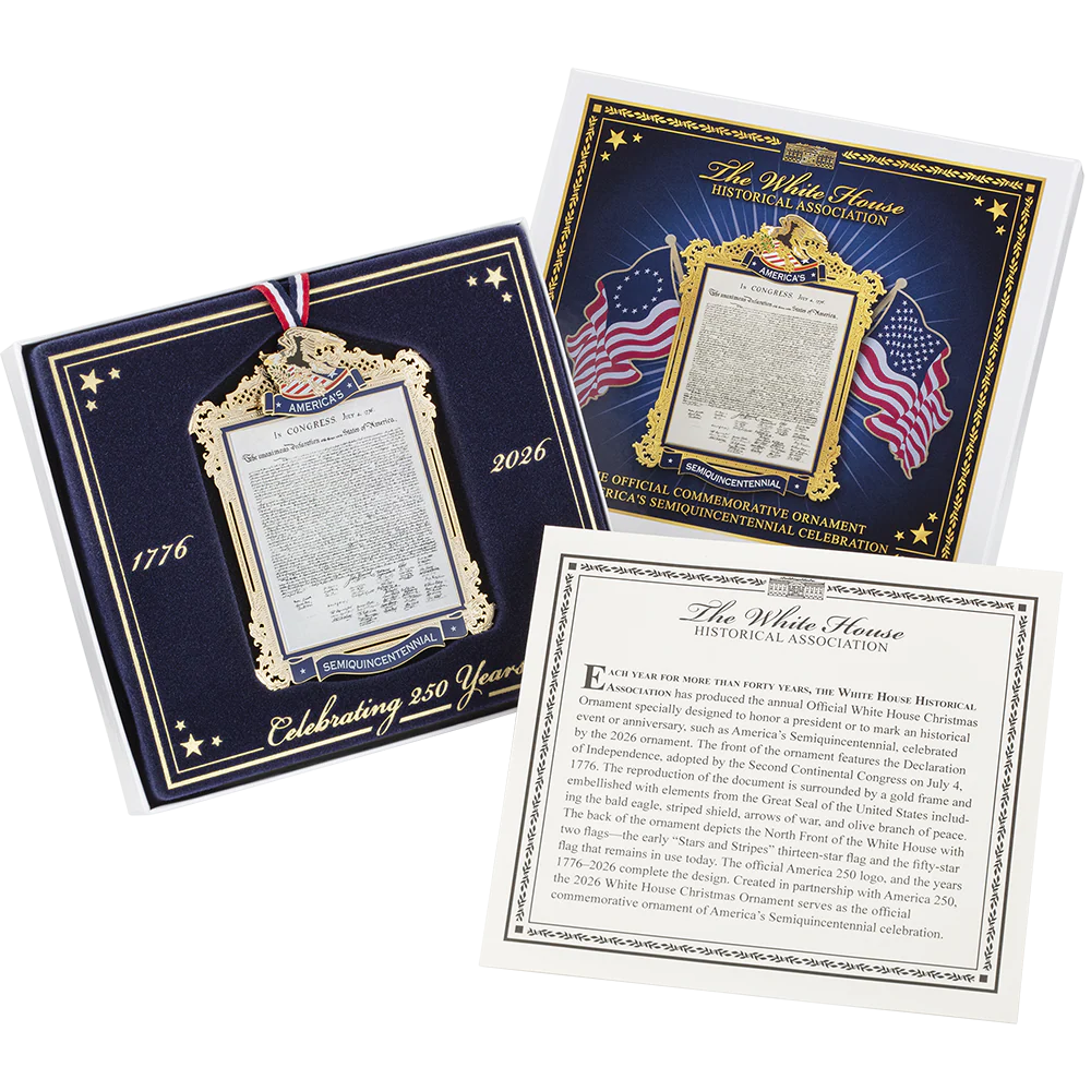 Official 2026 White House Christmas Ornament - America250