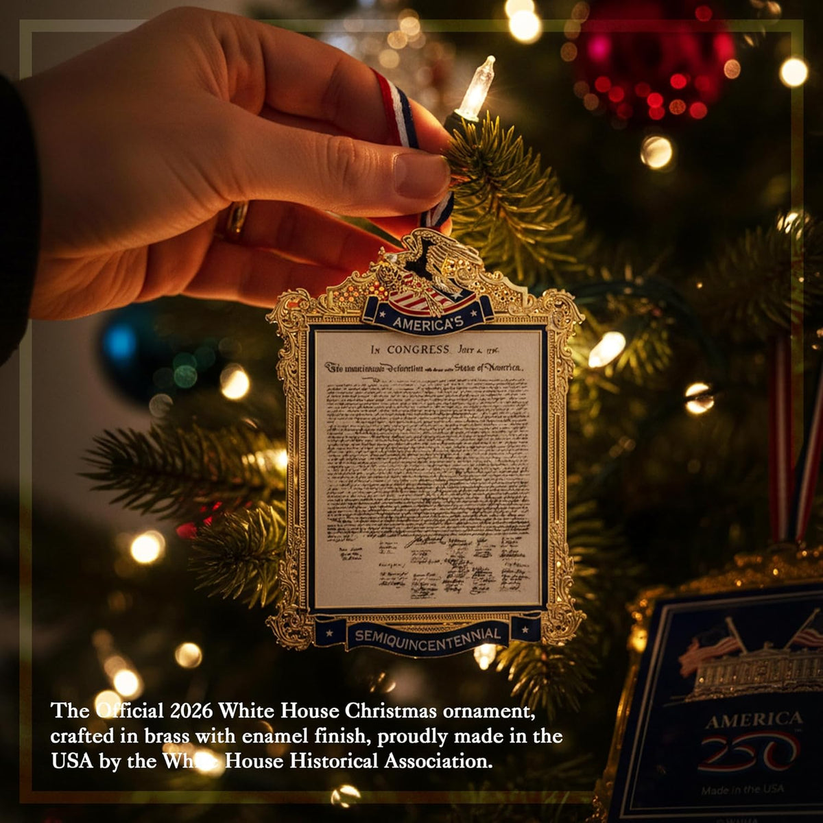 White House Christmas Ornament 2026